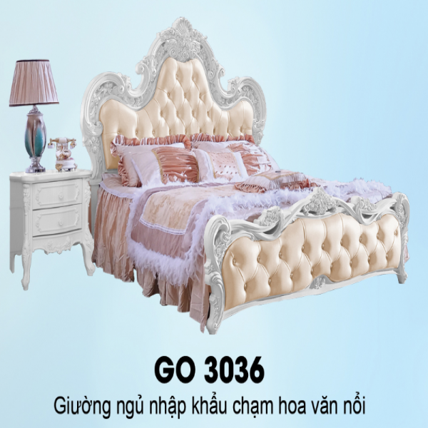 Giường ngủ Louis 3036