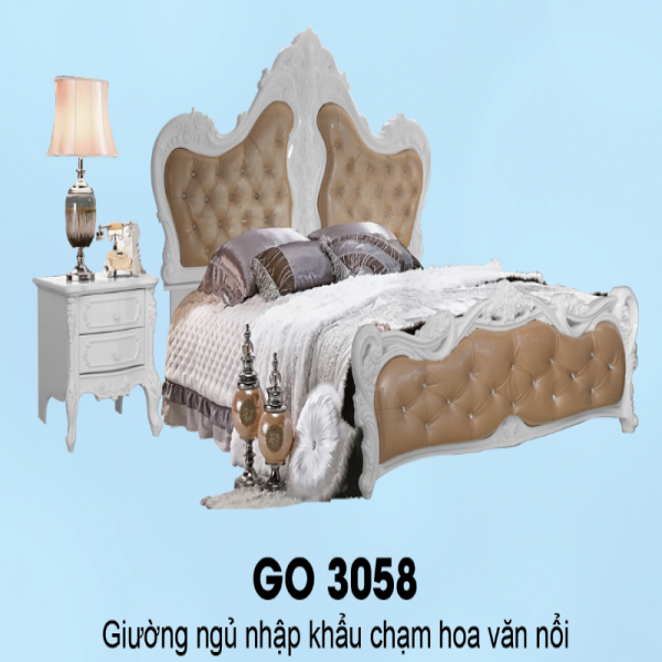 Giường ngủ Louis 3058