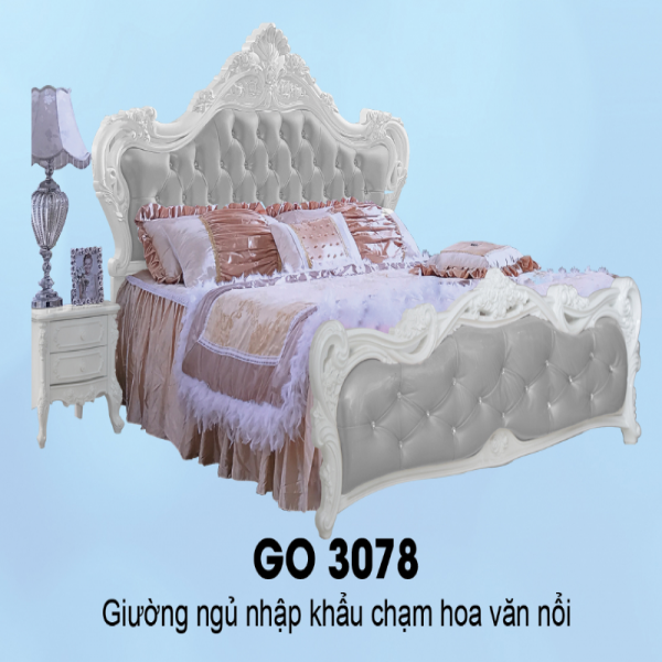 Giường ngủ Louis 3078