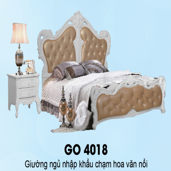 Giường ngủ Louis 4018