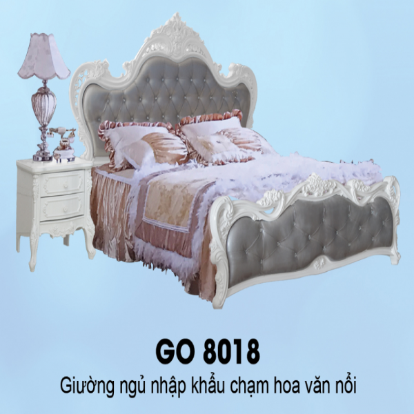 Giường ngủ Louis 8018